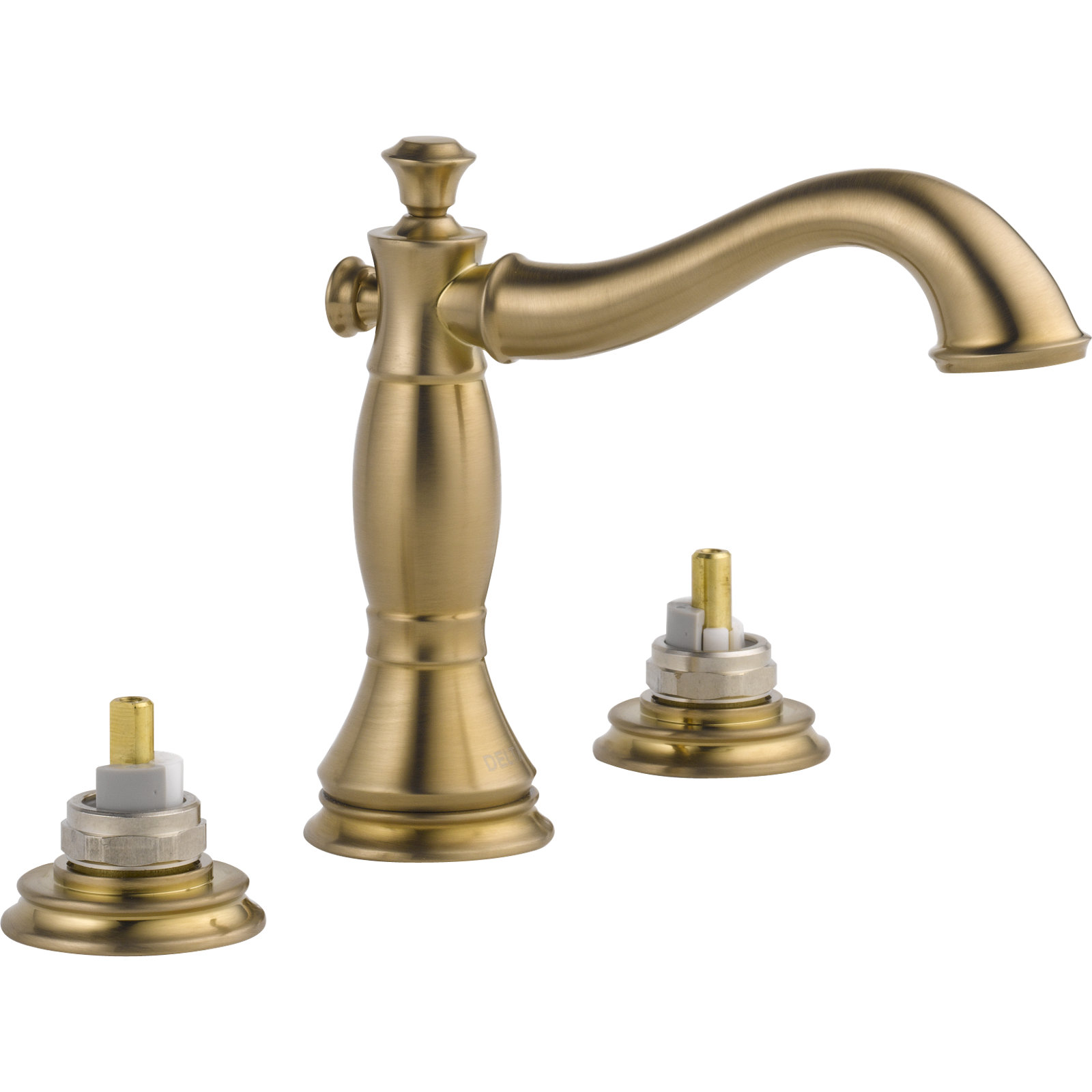 Cassidy™ Widespread Bathroom Faucet with Drain Assembly, Brilliance Champagne Bronze