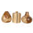 Chaun Handmade Solid Wood Table Vase