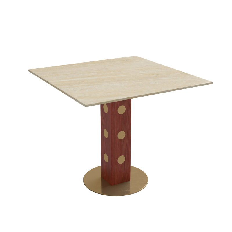 Table de conférence carrée 33,46 po Tisa