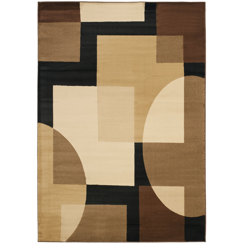 Charis Performance Abstract Rug, Rectangle 5'3" x 7'7"