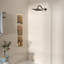 Pomme de douche de remplacement à fixation murale 17 pouces avec bras de douche à extension-103515713
