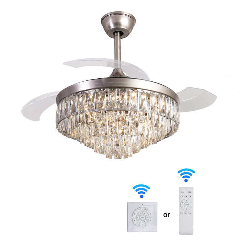 Ventilateur de plafond à DEL 42 po avec télécommande