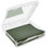 Sorbus Hanging File Organizer Bin Clear Plastic Stackable for Document Storage - Single-piece, Wide