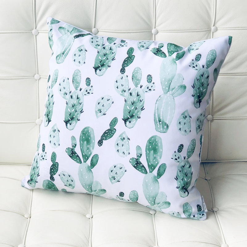 Karalina Abstract Reversible Throw Pillow