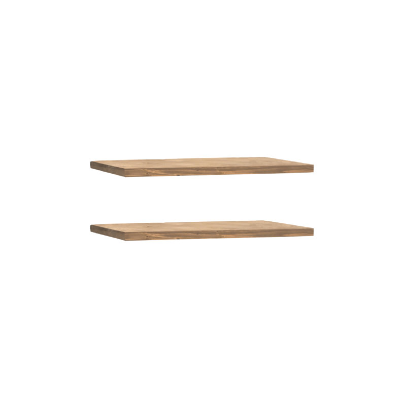Tablettes Melva 60 (2), Chêne foncé