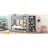 Full Over Full Bunk Bed With 2 Drawers And Multi-Layer Cabinet, Gray-2012803255-2012803242