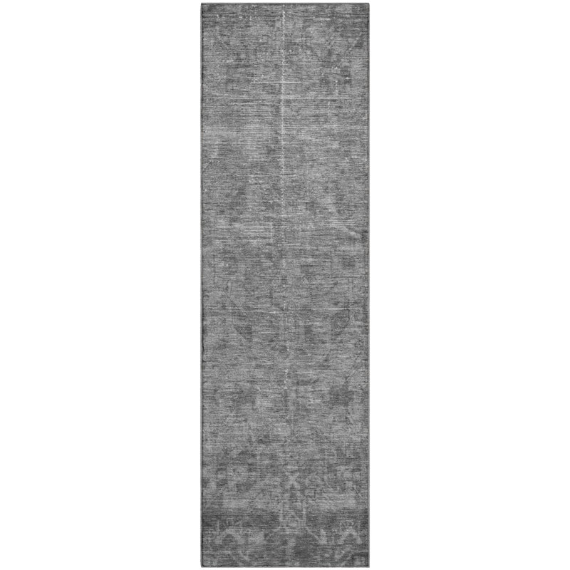 Premium Machine Washable Larock AMF1228 Global Rug, Runner 2'3" x 7'6"