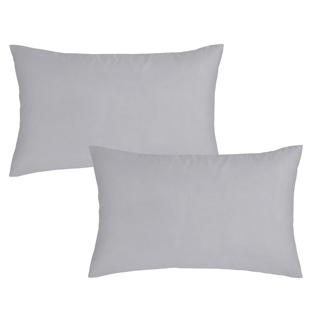 180 Thread Count Egyptian Cotton Standard Pillow case Pair - Image 5
