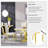 Khameron Metal Side Chair in White