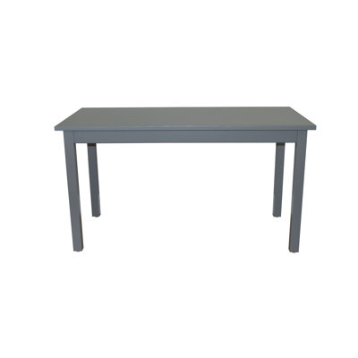 Table de salle à manger 48 "en bois massif gris