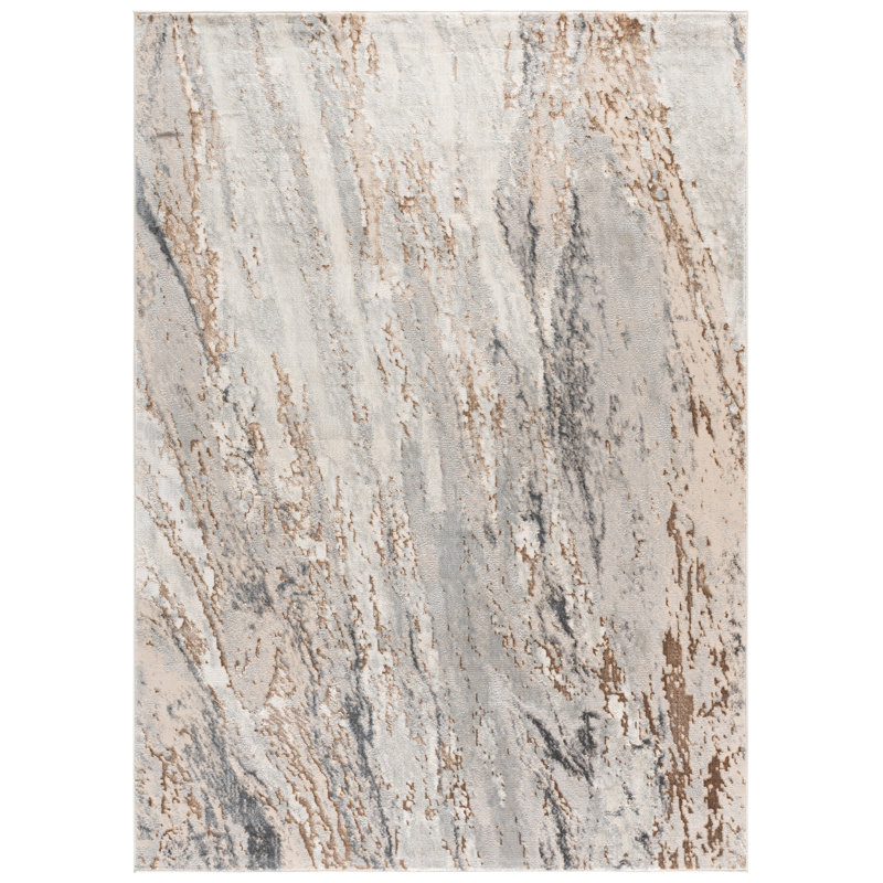 Kayliann Performance Abstract Rug, Rectangle 7' x 10'