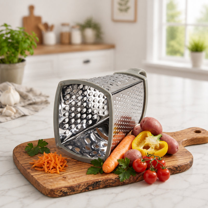 BergHOFF Leo Balance 4-sided Box Grater, Moonmist
