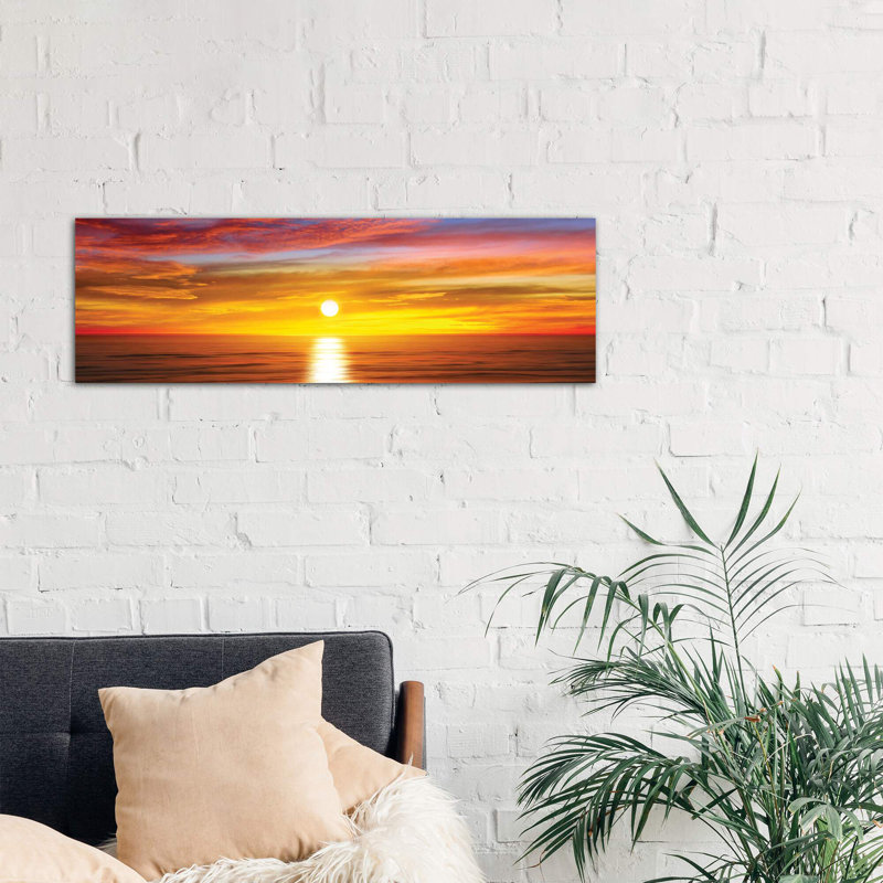 Sunlit Horizon IV by Maggie Olsen - Wrapped Canvas Panoramic Print, 121.92 cm H x 40.64 cm W x 3.175 cm D