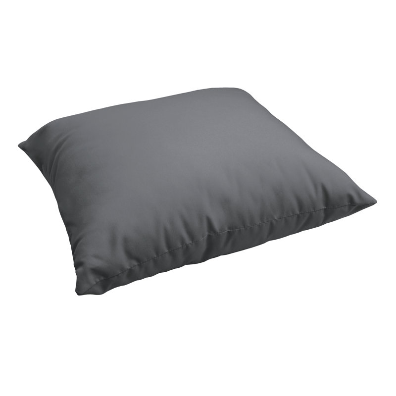 Housse de coussin d'extérieur carré Selene, Gris anthracite Fresco