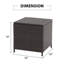 Table d'appoint en osier Caimin-1311071356