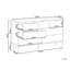 135 cm W Chest of 7 Drawers