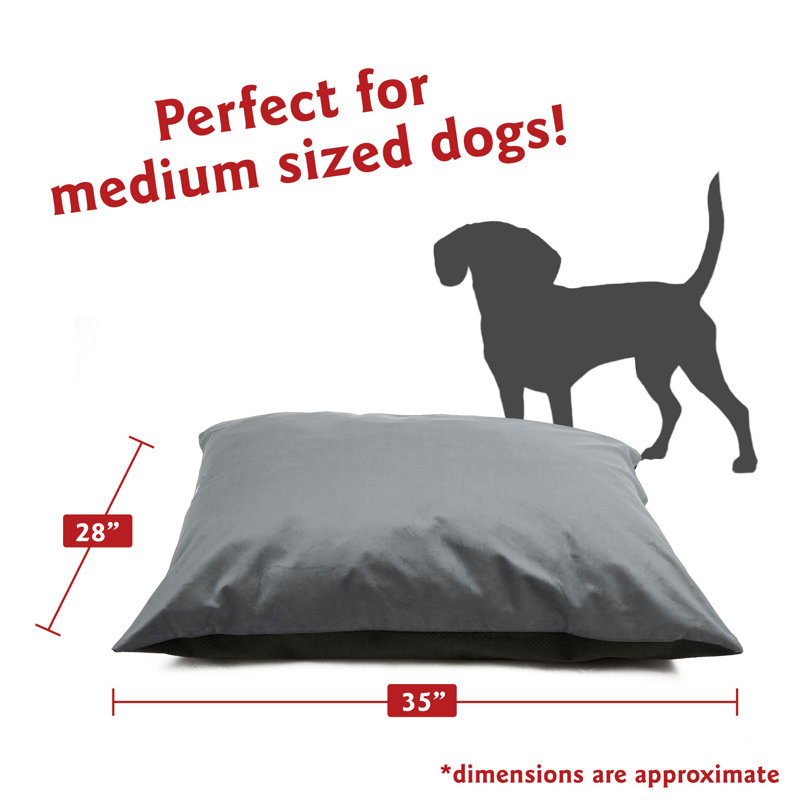 Coussin pour chien Villa Majestic, Medium (35" W x 28" D x 7" H, Steel