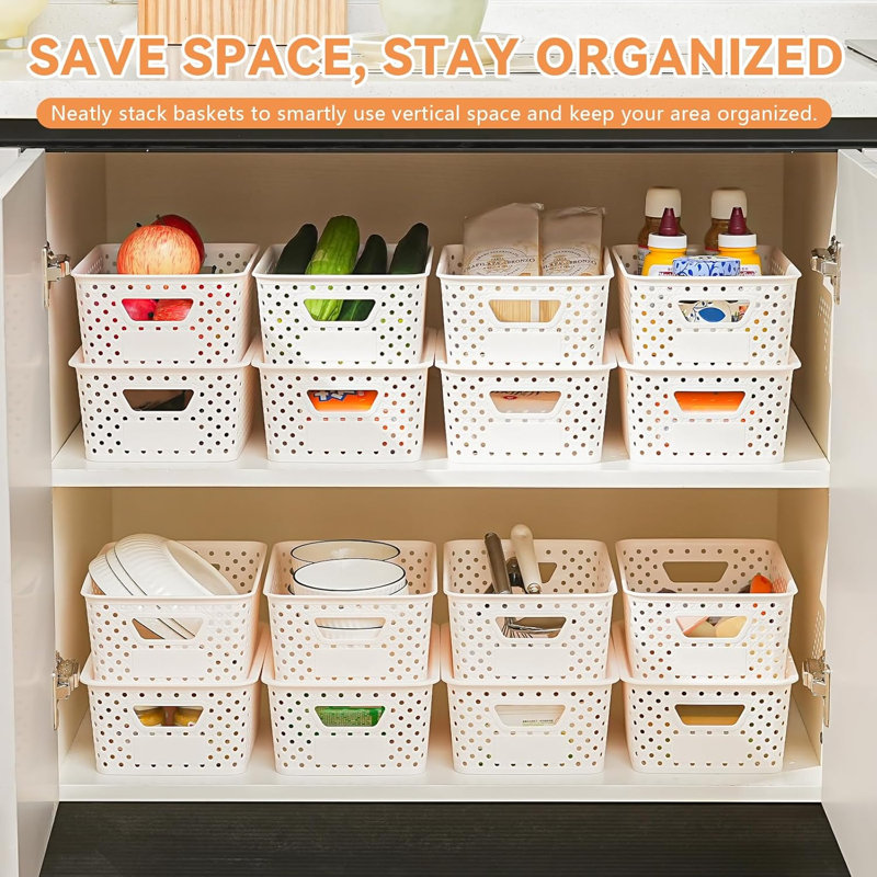 Rebrilliant Plastic Decorative Basket