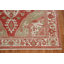 Tapis rouge en laine noué à la main de conception unique 7 pi 0 po x 9 pi 9 po New Age