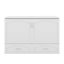 Armoire-lit escamotable pour grand lit escamotable avec tiroir de rangement, port USB, station de charge, cadre de lit escamotable en bois pour bureau à domicile ou petite pièce-85688878