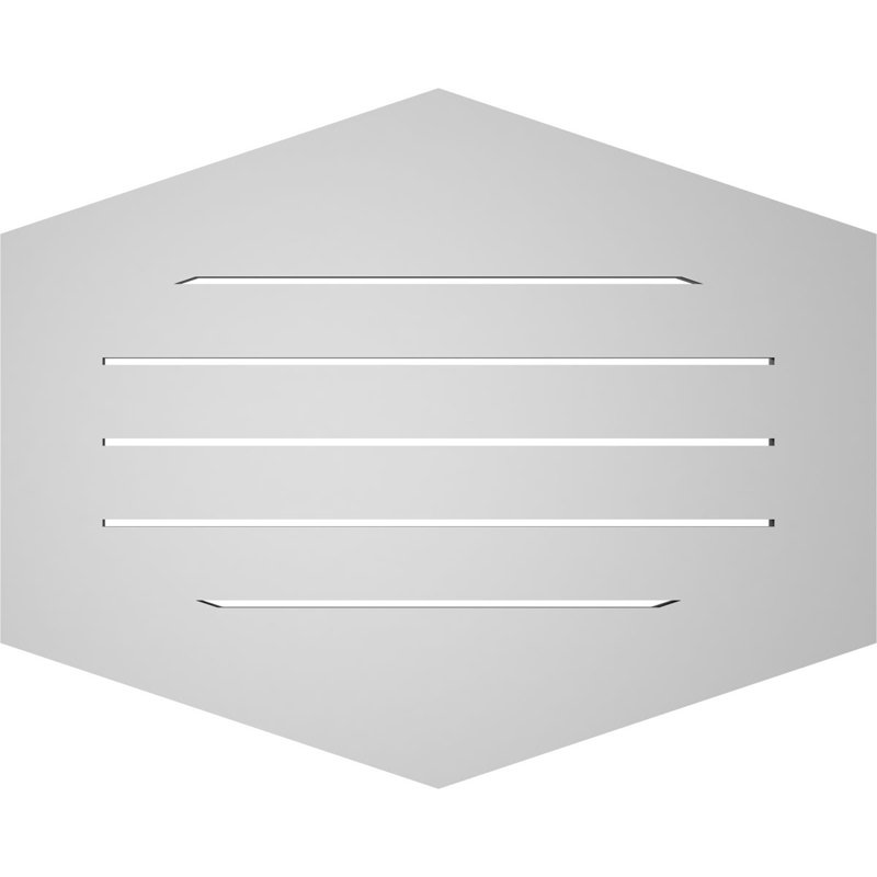 Pente verticale verticale en uréthane 4 pi, H 24 po x l 30 po x P 1 po