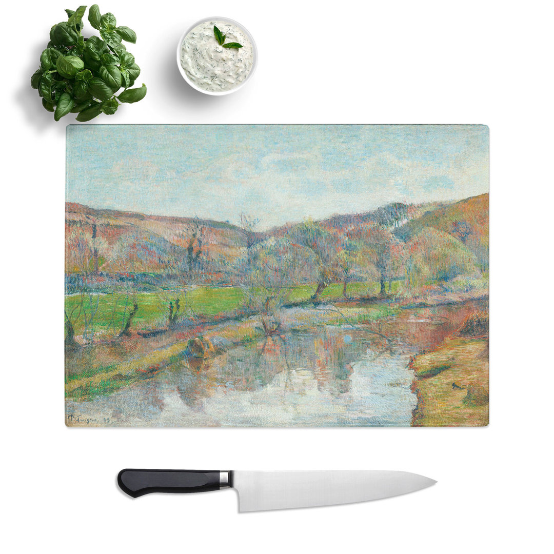Brittany Landscape by Paul Gauguin Chopping Board