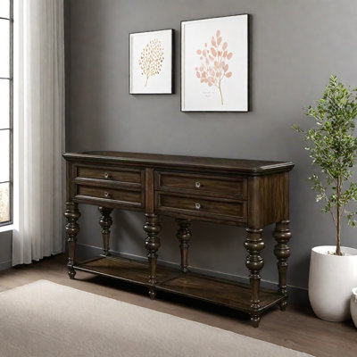 Retro Multifunctional Console Table