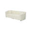Canapé incurvé de 87 po - Canapé 3 places beige moderne avec assise moelleuse et structure durable pour un décor de salon contemporain-614879471-614879469