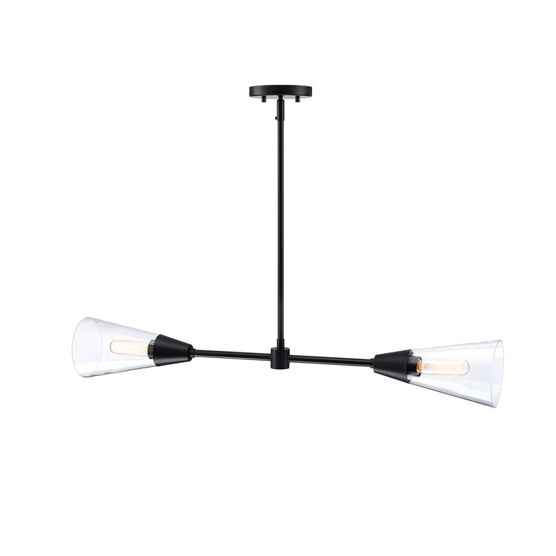 Luminaire suspendu moderne Spoutnik à 2 lumières