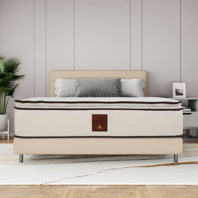 Orthopedic Mattress 14 Inch Plush Pillow-Top Mattress, Full
