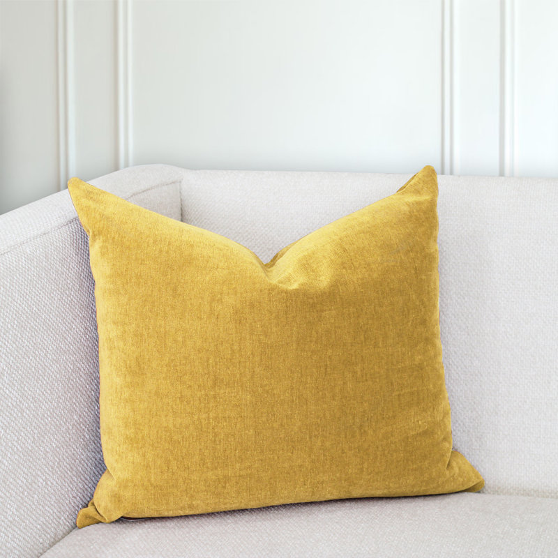 Issiah Rectangular Pillow Cover & Insert, Mustard