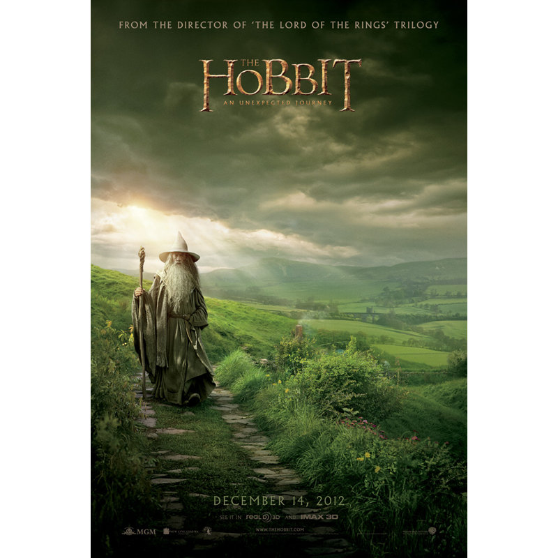 Le Hobbit, un voyage inattendu, H 24 po x l 16 po