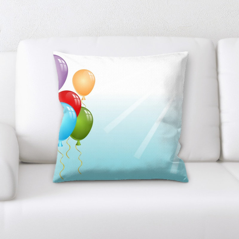 Housse et insert de coussin carré Balls