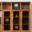 Bibliothèque entièrement en bois massif