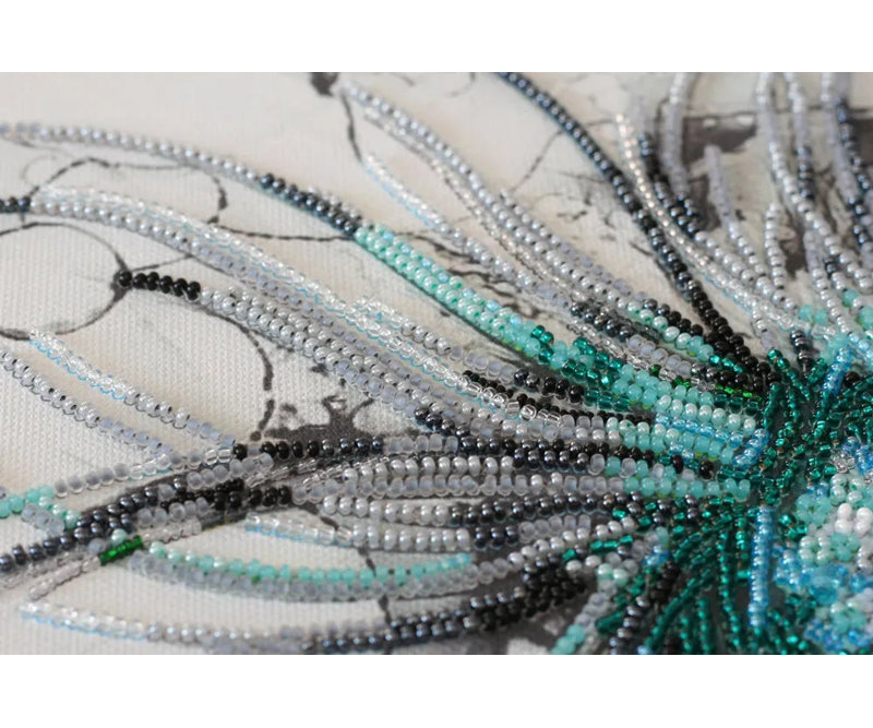 Ensemble de broderie Abris Art Bead - aigue-marine