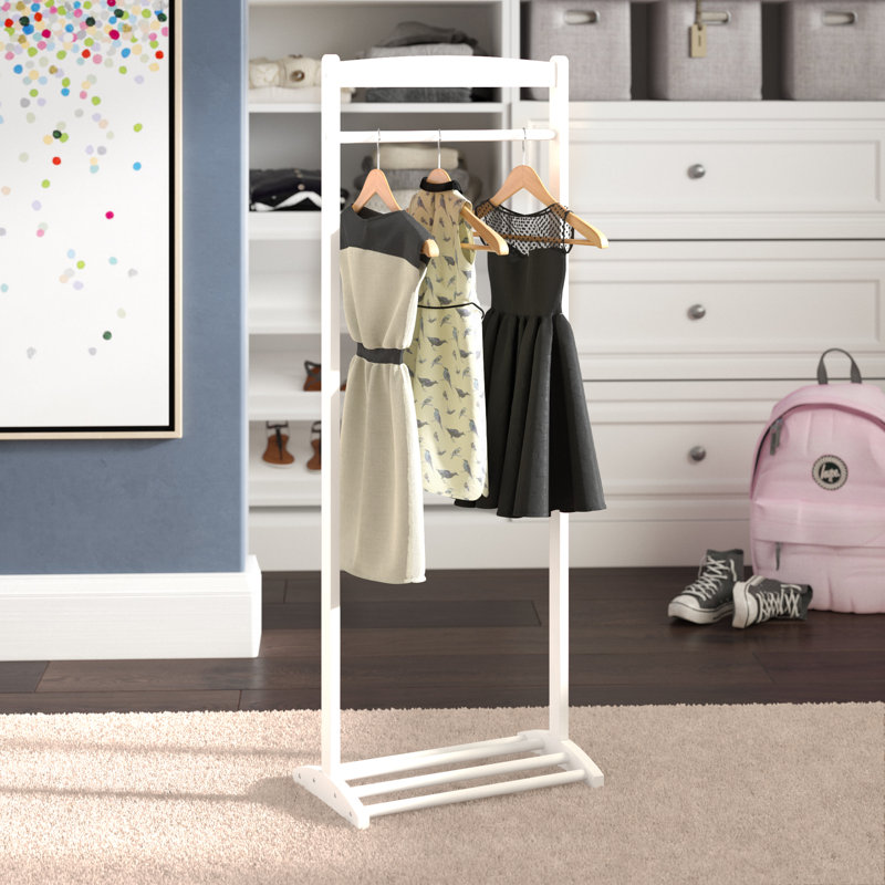 Eliphalet Adjustable Freestanding Clothing Racks, White