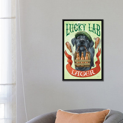 «Beer Dogs V» par Mary Urban, reproduction sur toile