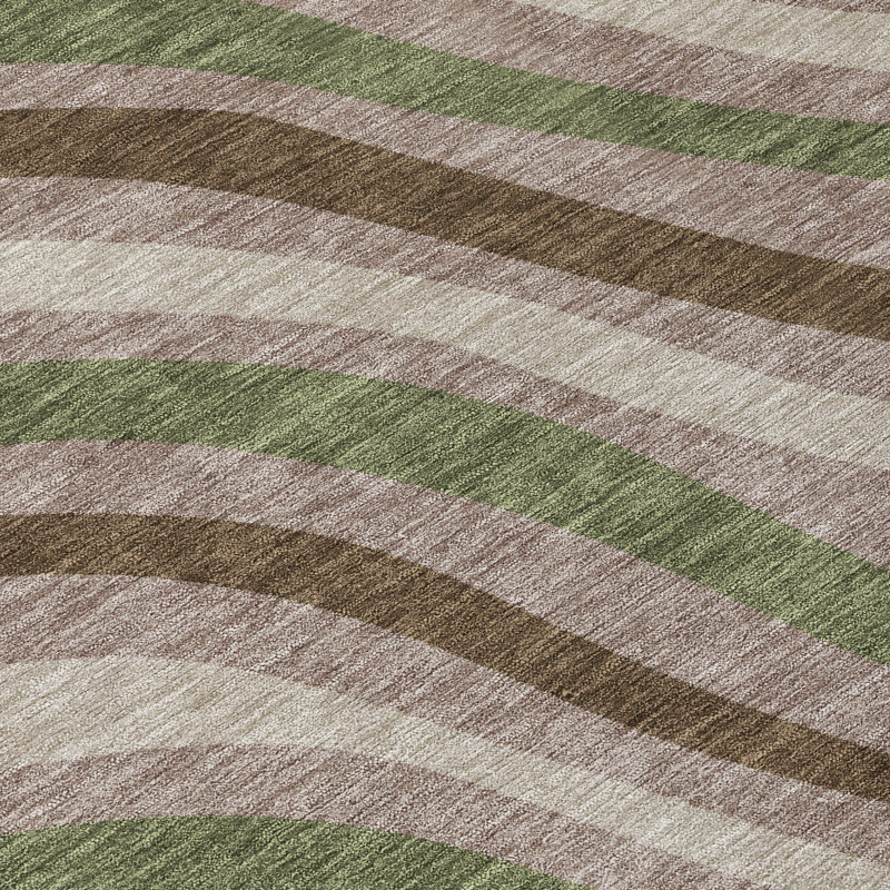 Tapis intérieur / extérieur lavable à la machine Chantille ACN2490, 1 pi 8 po x 2 pi 6 po, Chocolat