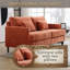 Canapé en chenille de style Mid-Century-1164422372