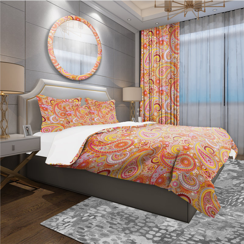 Ensemble de housse de couette mid, Housse de couette double / grand + 2 taies
