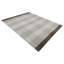Carrie Hand Knotted Tencel Geometric Area Rug in Brown/Gray/White-61765230