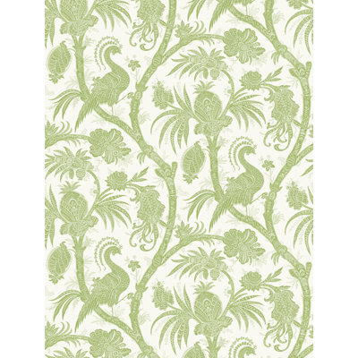Oriana Balinese Peacock Smooth Wallpaper Roll