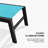 Latitude Run Outdoor Rust-Resistant Metal Chaise Lounge with Table-474560691