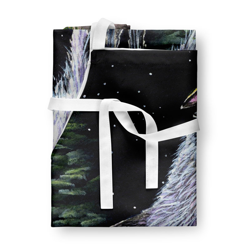 Tablier de deerhound en gaélique starry night