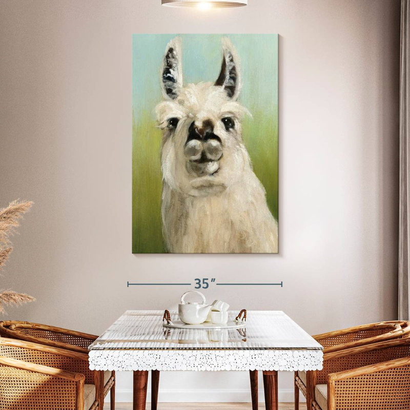Brampt Who's Your Llama, 51" H x 34" W