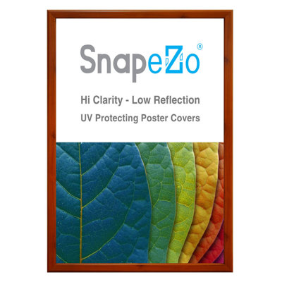 Cadre en aluminium Snapezo Snap Frame Professional, chargement frontal, en aluminium