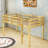 Wooden Loft Bed With Ladder-122058760