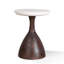 Palm Desert Marble End Table