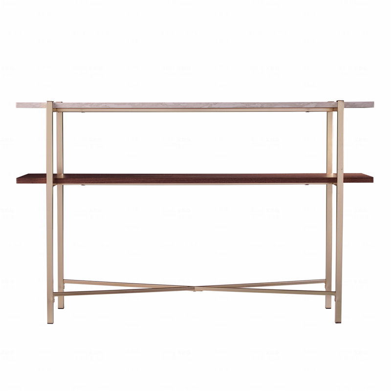 Console en faux marbre avec rangement