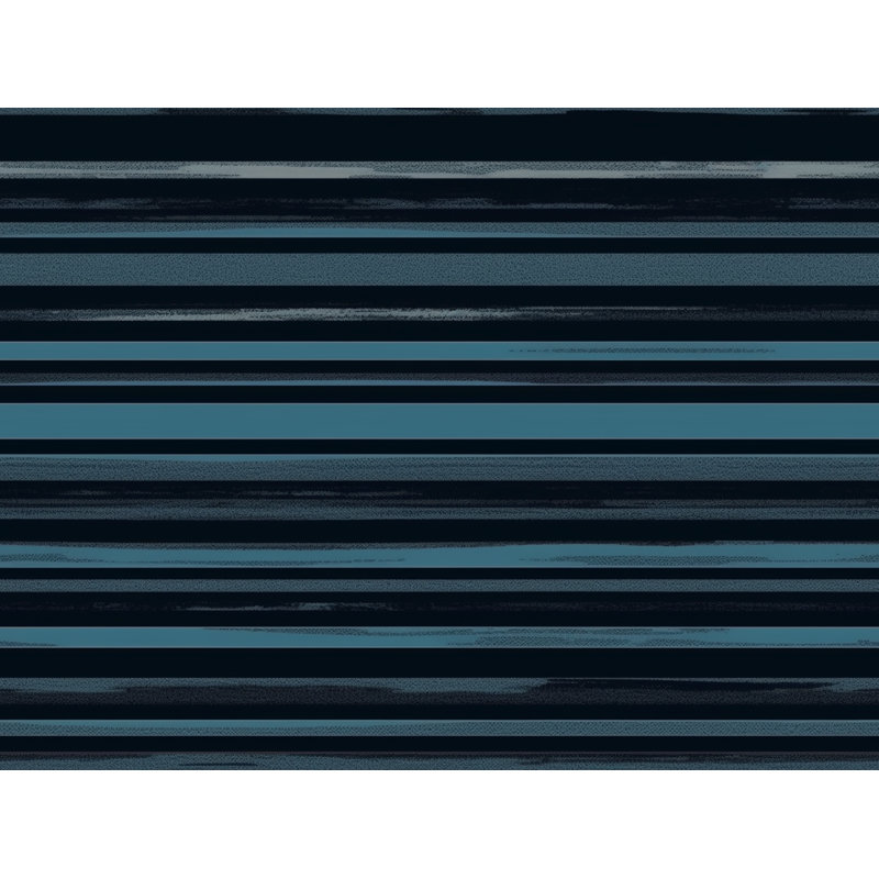 Polyester Comforter, King Comforter, Black/Navy Striped